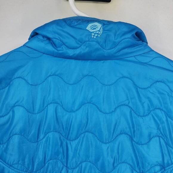 Mountain Hardwear Thermostatic Lightweight Blue Hiking Quilted Puffer Jacket S - Picture 5 of 10